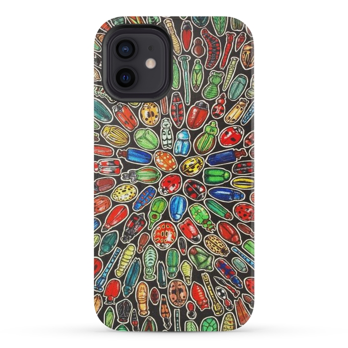 iPhone 12 mini StrongFit Insects  by Chloe Yzoard