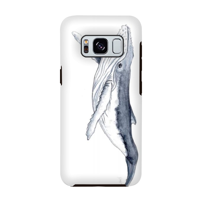 Galaxy S8 StrongFit Humpback whale baby Megaptera novaeangliae by Chloe Yzoard
