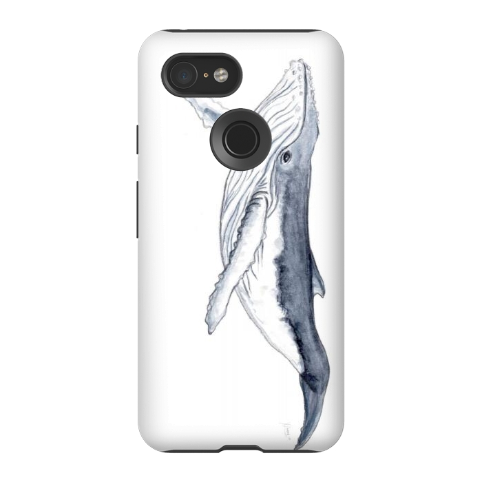 Pixel 3 StrongFit Humpback whale baby Megaptera novaeangliae by Chloe Yzoard