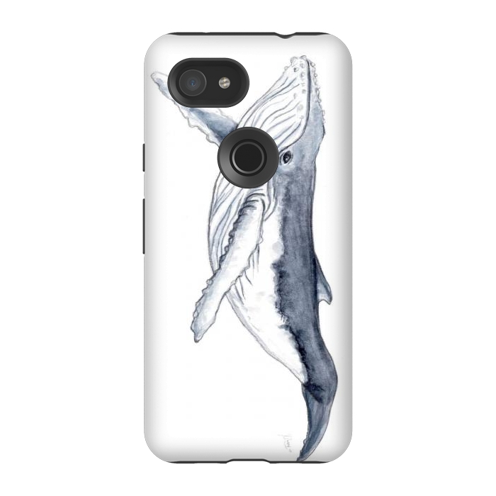 Pixel 3A StrongFit Humpback whale baby Megaptera novaeangliae by Chloe Yzoard