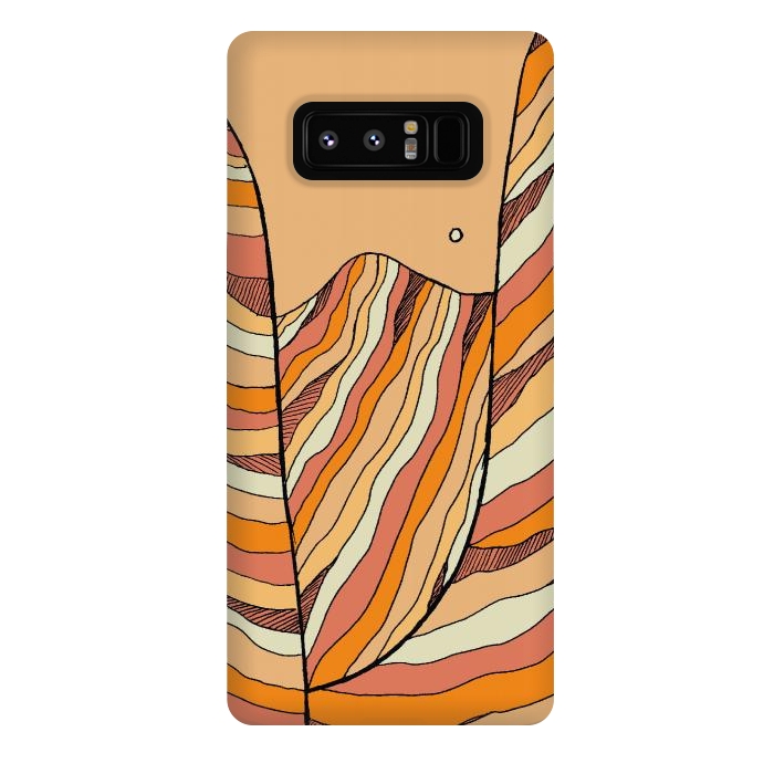 Galaxy Note 8 StrongFit The round sand hills by Steve Wade (Swade)