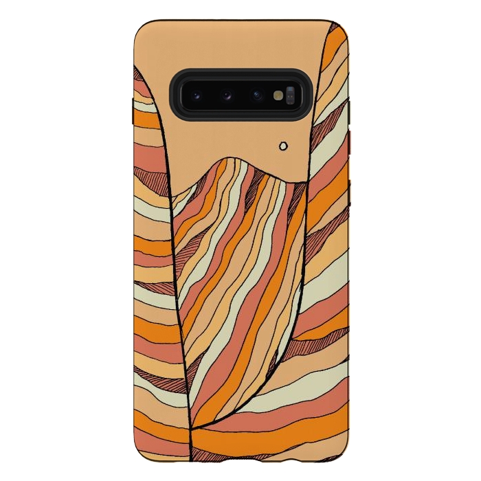 Galaxy S10 plus StrongFit The round sand hills by Steve Wade (Swade)
