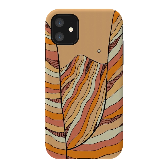 iPhone 11 StrongFit The round sand hills by Steve Wade (Swade)