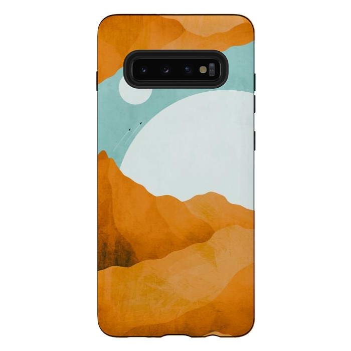 Galaxy S10 plus StrongFit Dune rock cave by Steve Wade (Swade)