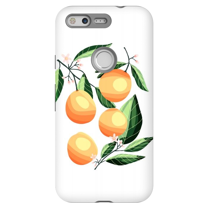 Pixel StrongFit Peaches on white by Jelena Obradovic