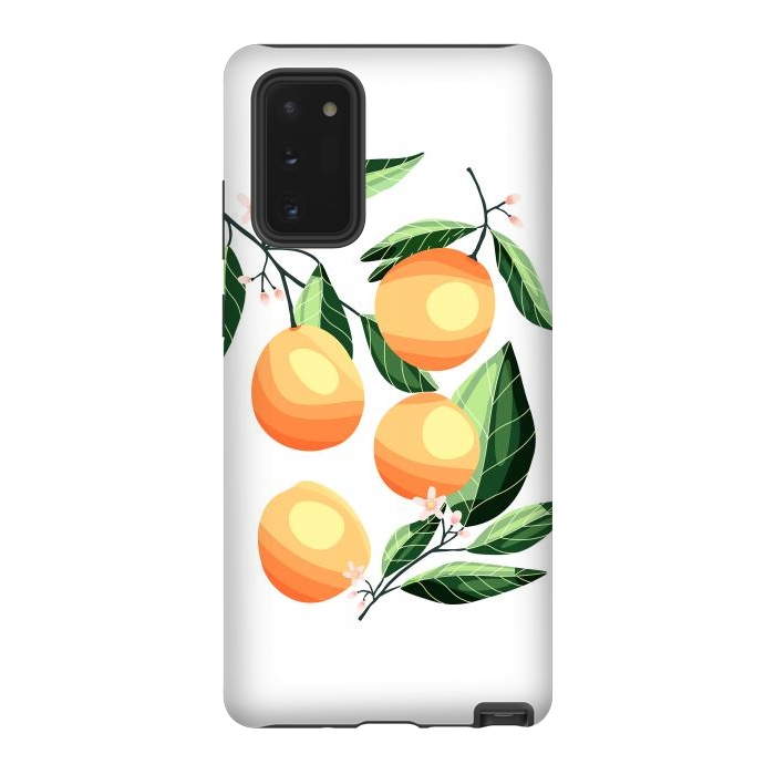 Galaxy Note 20 StrongFit Peaches on white by Jelena Obradovic