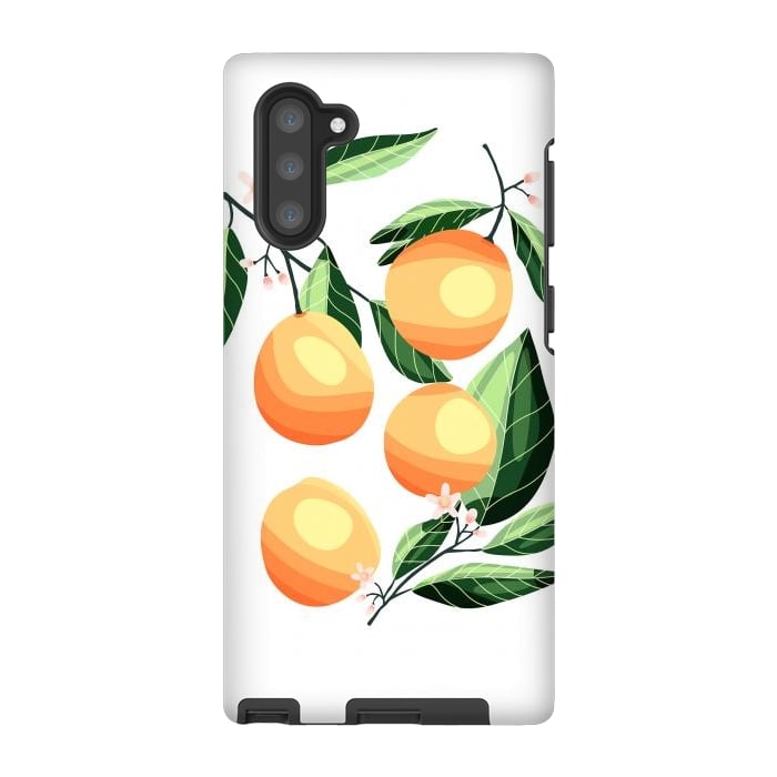 Galaxy Note 10 StrongFit Peaches on white por Jelena Obradovic