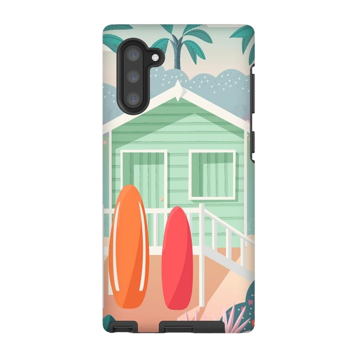 Galaxy Note 10 StrongFit Beach cabin by Jelena Obradovic
