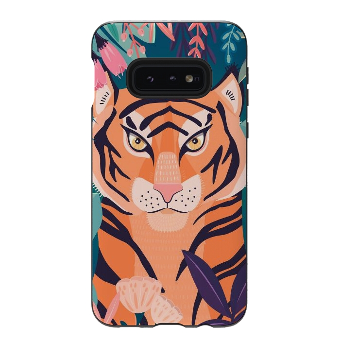 Galaxy S10e StrongFit Tiger in nature by Jelena Obradovic