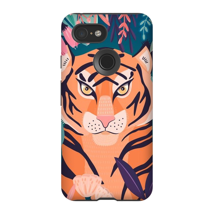 Pixel 3 StrongFit Tiger in nature by Jelena Obradovic