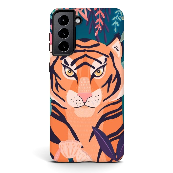 Galaxy S21 StrongFit Tiger in nature by Jelena Obradovic