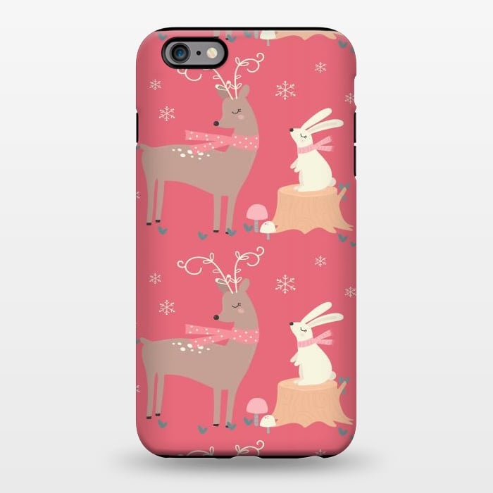 iPhone 6/6s plus StrongFit deers and rabbits by haroulita