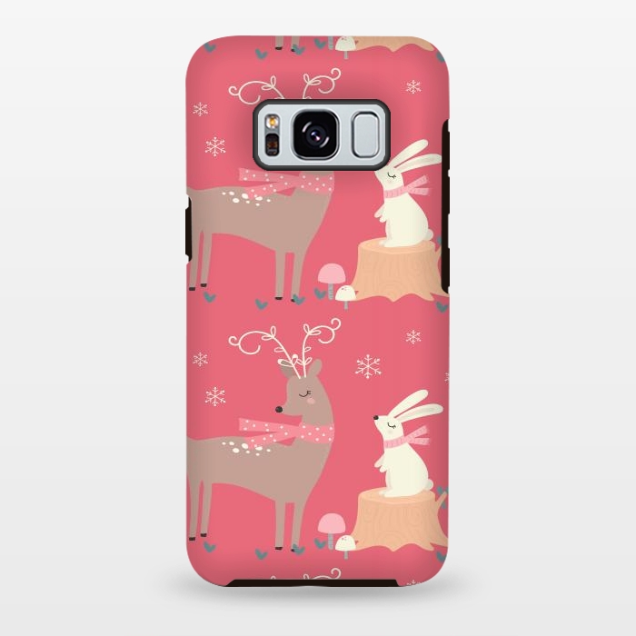 Galaxy S8 plus StrongFit deers and rabbits by haroulita
