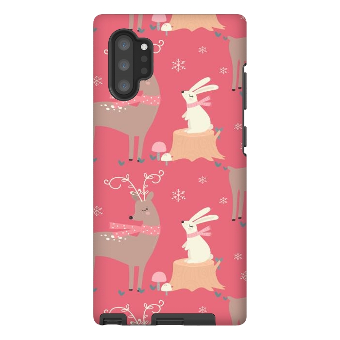 Galaxy Note 10 plus StrongFit deers and rabbits by haroulita
