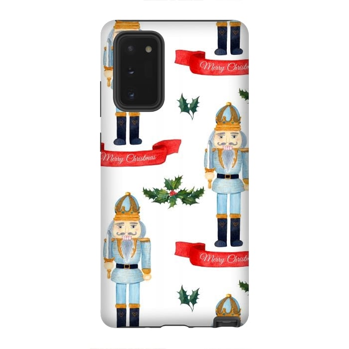 Galaxy Note 20 StrongFit merry christmas-nutcrackers by haroulita