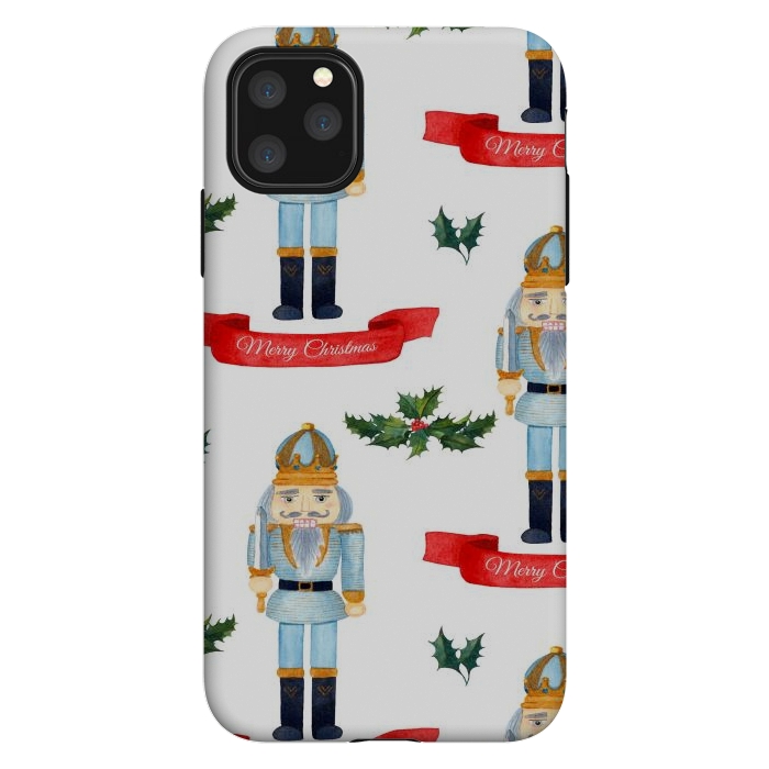 iPhone 11 Pro Max StrongFit merry christmas-nutcrackers by haroulita