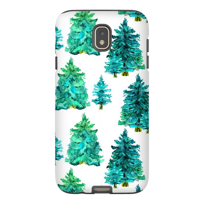 Galaxy J7 StrongFit christmas winter trees by haroulita