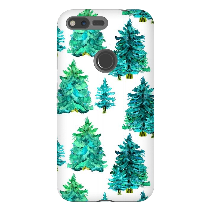 Pixel XL StrongFit christmas winter trees by haroulita