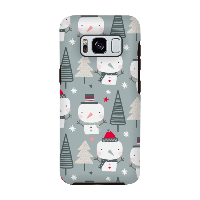 Galaxy S8 StrongFit xmas snowman  by haroulita
