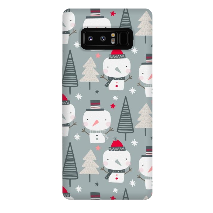 Galaxy Note 8 StrongFit xmas snowman  by haroulita