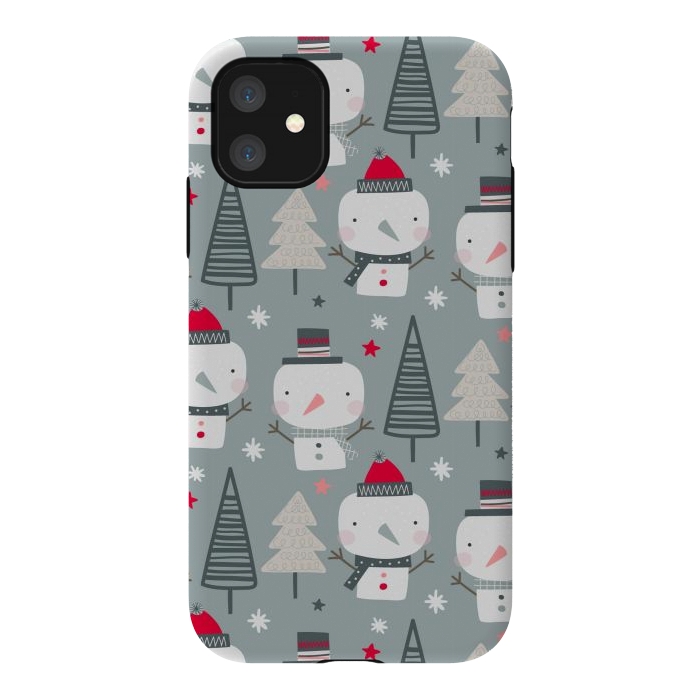 iPhone 11 StrongFit xmas snowman  by haroulita