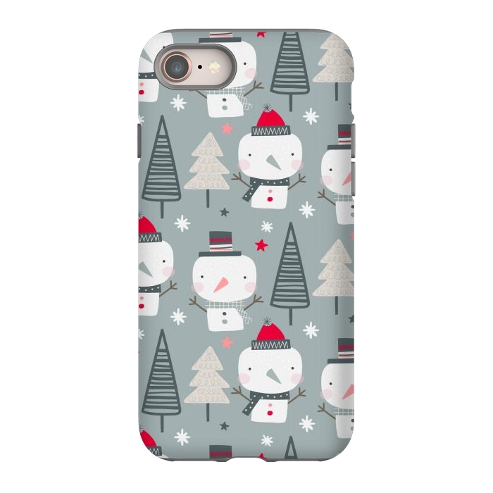 iPhone SE StrongFit xmas snowman  by haroulita