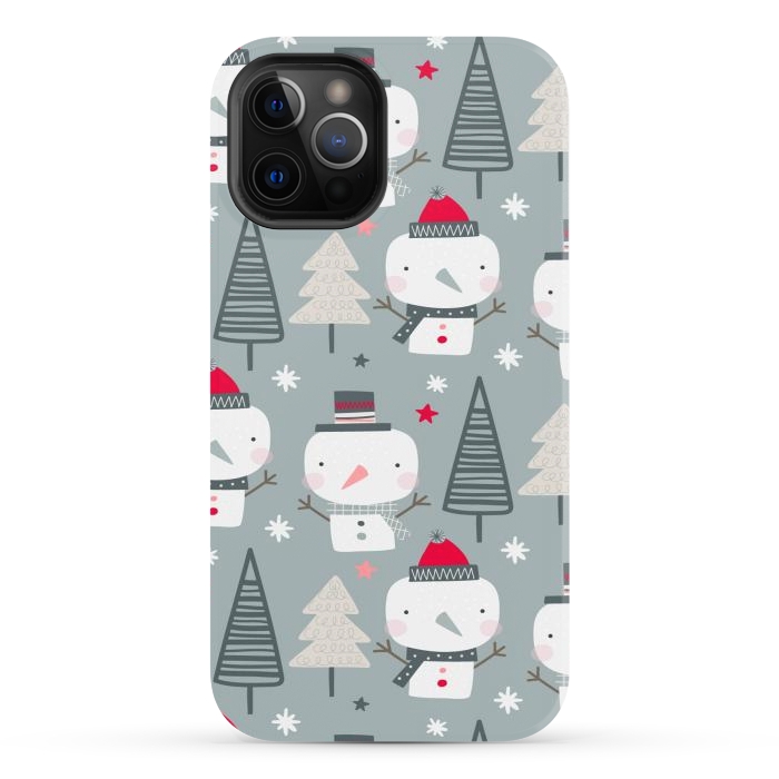iPhone 12 Pro Max StrongFit xmas snowman  by haroulita