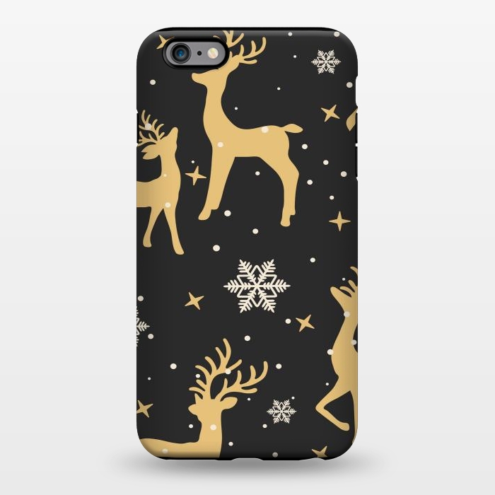 iPhone 6/6s plus StrongFit gold deers xmas  by haroulita