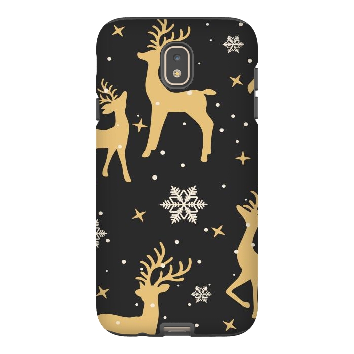 Galaxy J7 StrongFit gold deers xmas  by haroulita