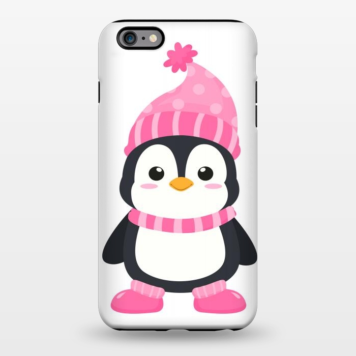 iPhone 6/6s plus StrongFit cute pink penguin  by haroulita