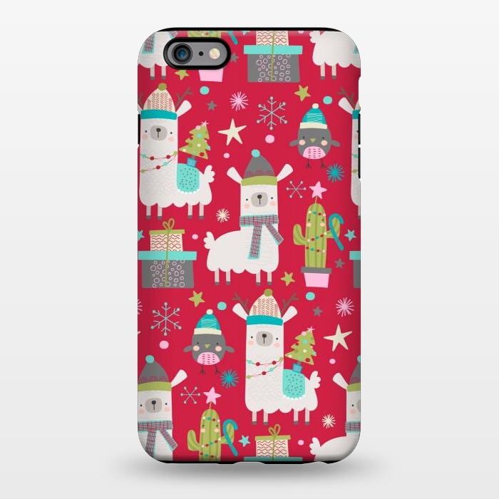 iPhone 6/6s plus StrongFit cute christmas llama by haroulita