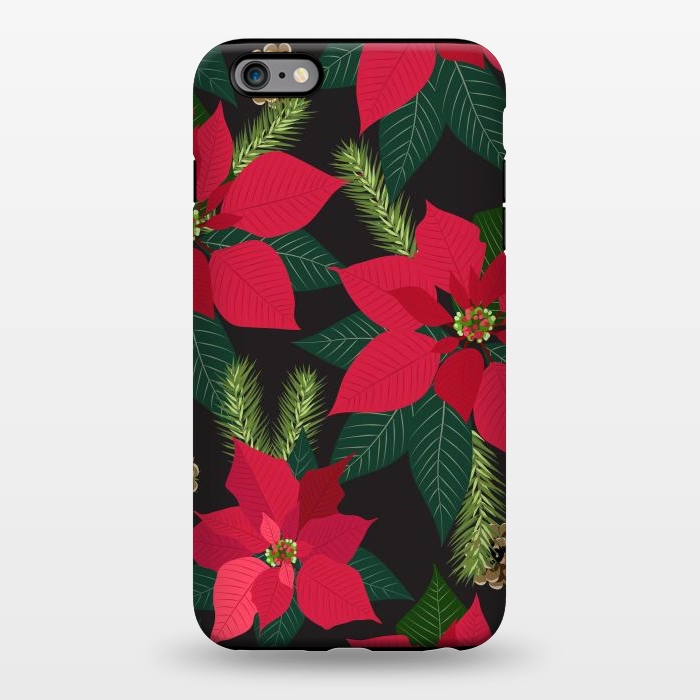 iPhone 6/6s plus StrongFit Christmas poinsetta flowers by haroulita
