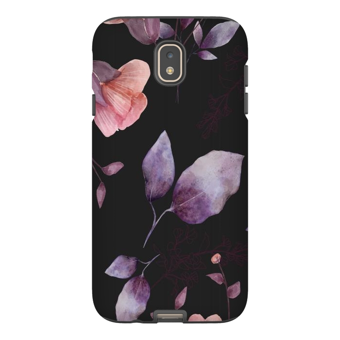 Galaxy J7 StrongFit rose gray flowers by haroulita