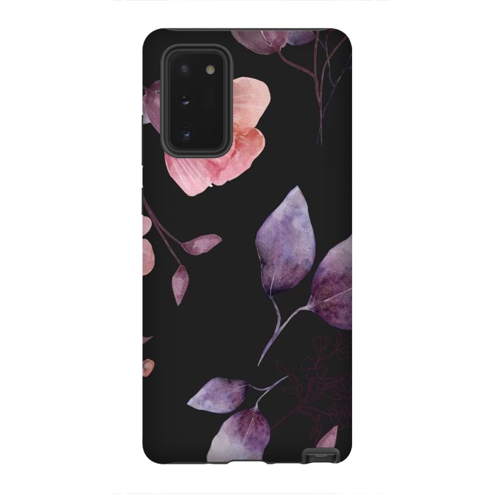 Galaxy Note 20 StrongFit rose gray flowers by haroulita