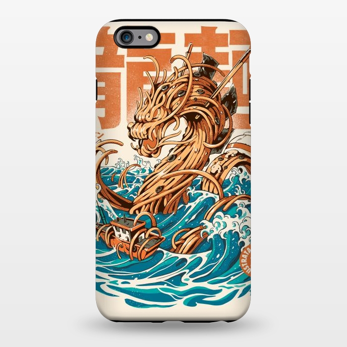 iPhone 6/6s plus StrongFit Great Ramen Dragon off Kanagawa by Ilustrata