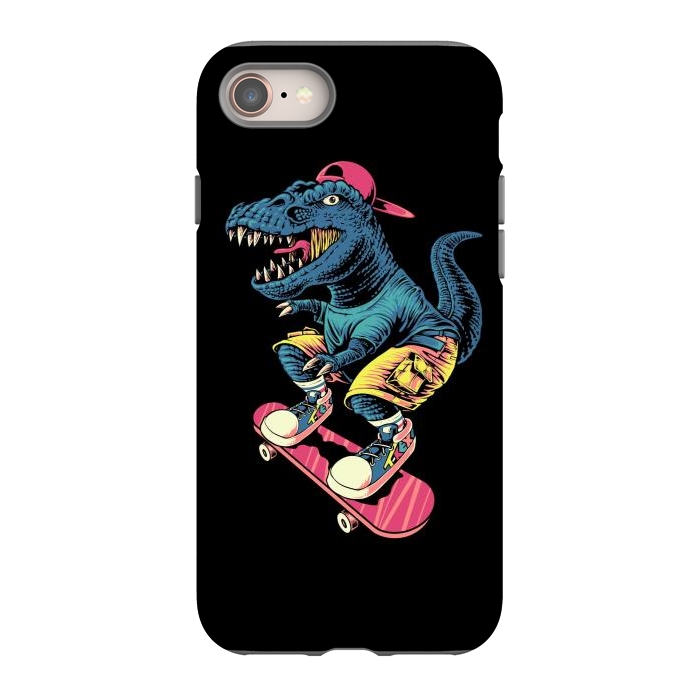 iPhone 8 StrongFit Skaterosaur by Afif Quilimo