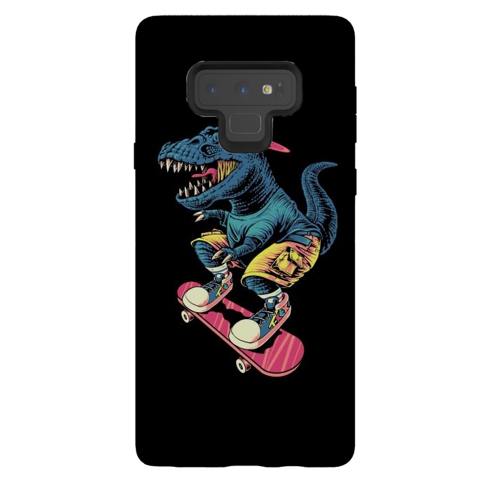 Galaxy Note 9 StrongFit Skaterosaur by Afif Quilimo