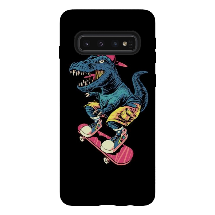 Galaxy S10 StrongFit Skaterosaur by Afif Quilimo