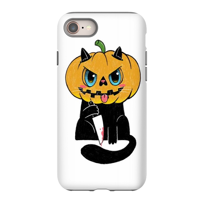 iPhone 8 StrongFit Purrkin by Afif Quilimo