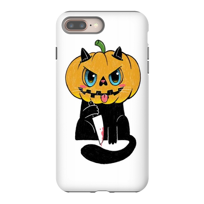 iPhone 8 plus StrongFit Purrkin by Afif Quilimo