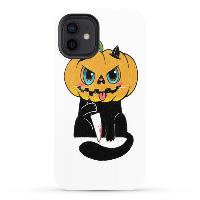 iPhone 12 StrongFit Purrkin by Afif Quilimo