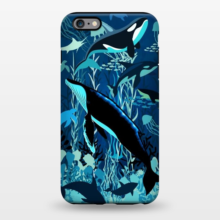 iPhone 6/6s plus StrongFit Sealife Blue Shades Dream Underwater Scenery by BluedarkArt