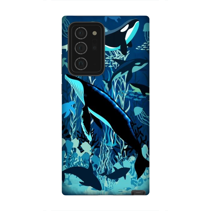 Galaxy Note 20 Ultra StrongFit Sealife Blue Shades Dream Underwater Scenery by BluedarkArt