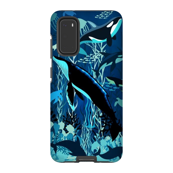 Galaxy S20 StrongFit Sealife Blue Shades Dream Underwater Scenery by BluedarkArt
