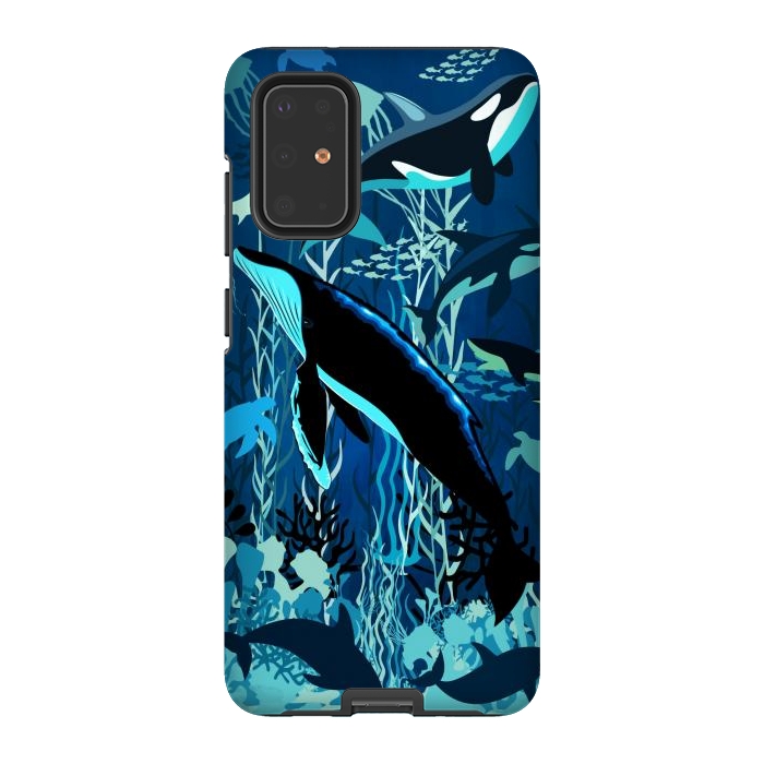 Galaxy S20 Plus StrongFit Sealife Blue Shades Dream Underwater Scenery by BluedarkArt