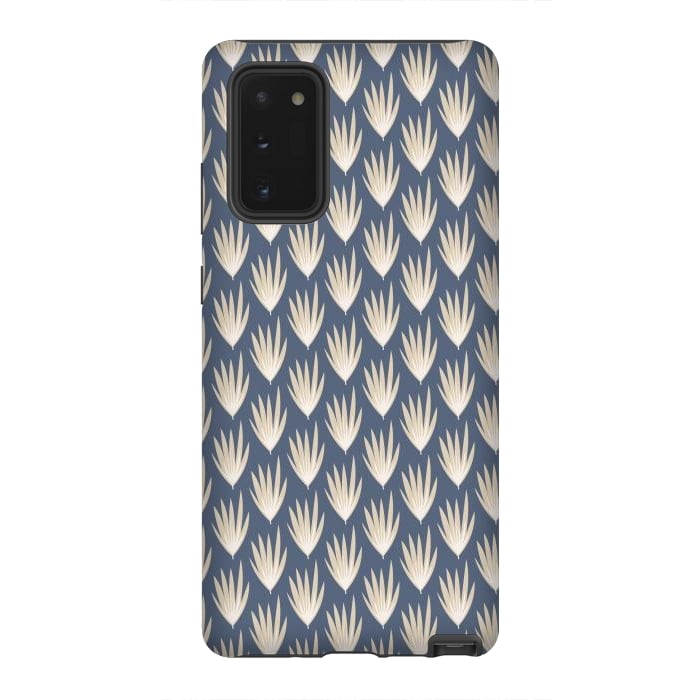 Galaxy Note 20 StrongFit Palm leaf pattern by Nina Leth
