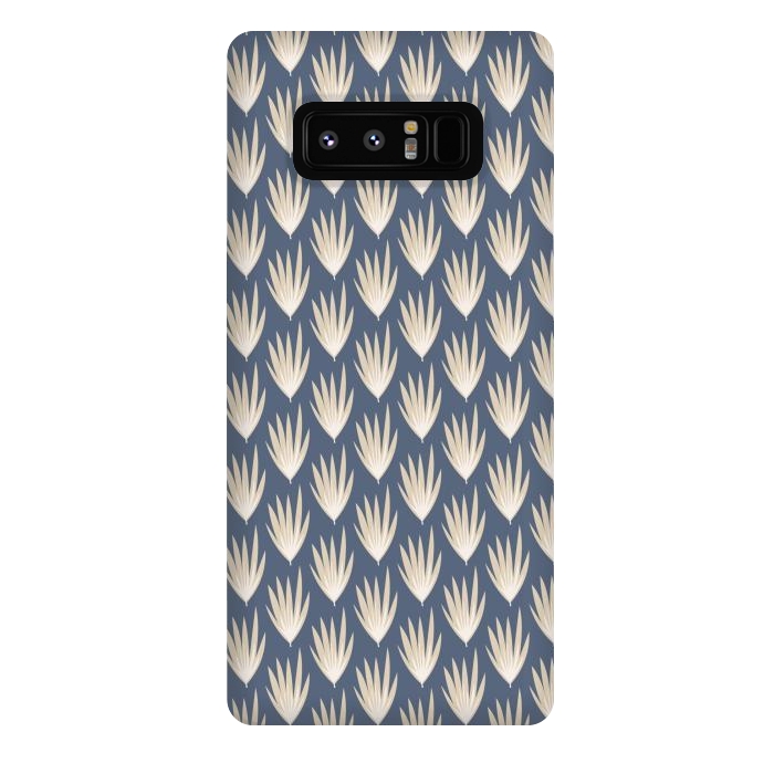 Galaxy Note 8 StrongFit Palm leaf pattern by Nina Leth