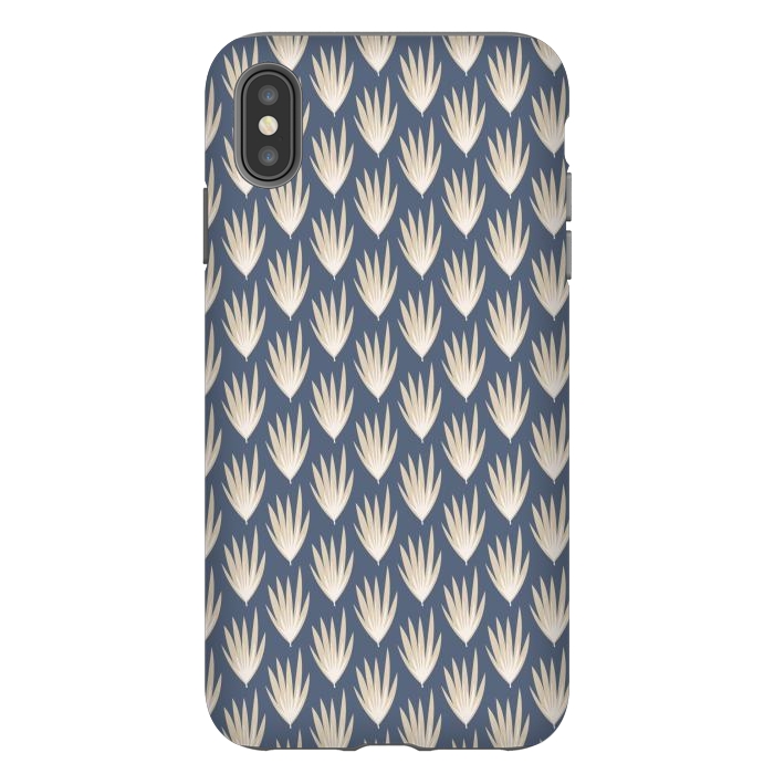 iPhone Xs Max StrongFit Palm leaf pattern by Nina Leth