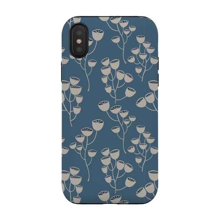 iPhone Xs / X StrongFit Moody sunflower by Nina Leth