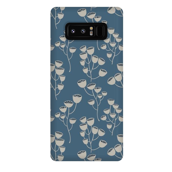 Galaxy Note 8 StrongFit Moody sunflower by Nina Leth